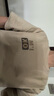 真維斯（Jeanswest）高級灰300g重磅短袖t恤夏季男女潮牌半袖oversize美式打底體恤衫 卡其色(復古貼布胸標) L (175) (體重130-150斤) 曬單實(shí)拍圖