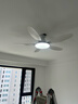 豐韻吸頂風(fēng)扇燈2025新款客廳餐廳吊扇燈吊燈一體式大風(fēng)力直葉電扇燈具 疾風(fēng)MAX.啞白色5葉72W.遙控 曬單實(shí)拍圖