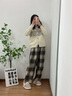 樸西雪糯冬季保暖女士包跟棉鞋產(chǎn)后孕婦防寒月子鞋 淺米灰 40-41 曬單實(shí)拍圖