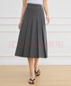 范思藍恩范思藍恩減齡學(xué)院風(fēng)百褶裙女2025春裝高腰顯瘦百搭a字半身裙1057 灰色(短款） XS 曬單實(shí)拍圖