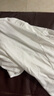 拇指白小T【斷碼】夏新品短袖T恤女士冰柔棉時(shí)尚顯瘦修身涼感打底衫 皓白 M 曬單實(shí)拍圖