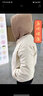 AEMAPE外套女2025春秋冬季新款棉服小個(gè)子菱形格棒球服短外套女裝上衣 米白色 XL _115-130斤 曬單實(shí)拍圖