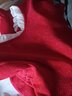 小小不同女童連衣裙冬季3-15歲兒童紅色新年拜年服中大童過(guò)年衣服女孩裙子 紅色 160cm 曬單實(shí)拍圖