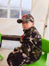 G.DUCKKIDS小黃鴨兒童迷彩服男童套裝冬裝中大童運動裝學(xué)生軍訓(xùn)練服男孩衣服 軍綠色 120 尺碼5~6歲【110-120cm】 曬單實拍圖