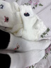 暢印襪子女七夕澳絨卡通可愛小貓小狗加厚加絨保暖寬松地板睡眠中筒襪5色各一雙 5雙 曬單實拍圖