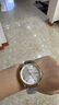 冠琴（GUANQIN）手表男士鎢鋼全自動(dòng)機械表雙日歷夜光防水男表進(jìn)口機芯女表情侶表 鎢鋼間白男表 曬單實(shí)拍圖