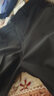 名格雅頓春秋九分西裝褲男修身小腳垂感青年韓版常規學(xué)生免燙西褲男士休閑 九分黑色 春秋款 31 120-130斤 曬單實(shí)拍圖