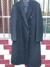 老人頭（LRT）100%純羊毛雙面呢大衣男加厚商務(wù)休閑長(cháng)款過(guò)膝雙排扣羊毛呢子外套 黑色 加厚 L /175 （建議125-14斤） 曬單實(shí)拍圖