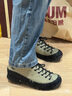 CRISPI【經(jīng)典款】意大利戶(hù)外登山鞋男秋冬中幫防水徒步鞋女MONACO GTX 卡其色（偏綠）8009903 41 曬單實(shí)拍圖