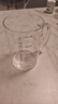 雅集耐熱透明大容量男女辦公家用玻璃杯豪飲杯牛奶杯1000ml帶刻度款杯 曬單實(shí)拍圖