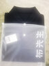 布先生春夏季新款長(cháng)袖男士T恤套頭時(shí)尚寬松POLO男裝衣服BT11906 鋼琴黑 M (170) 曬單實(shí)拍圖