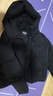 坦博爾秋冬新款羽絨服女短款面包服連帽簡(jiǎn)約外套TBF330332J 黑色 S (160) 曬單實(shí)拍圖