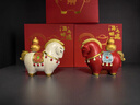 國潮馬吉祥物擺件卡通馬年桌面工位裝飾2026新年伴手禮本命年禮物 白色國朝馬【元寶】 曬單實(shí)拍圖