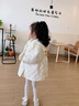 迪士尼寶寶女寶寶保暖秋冬棉襖外套冬天2024加厚衣服冬裝洋氣韓版寶寶新款 M134白色 80 曬單實(shí)拍圖