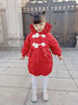 G.DUCKKIDS女童羽絨服中長(cháng)款2025新款兒童拜年服冬裝外套加厚女寶寶冬季衣服 圖片色 90 cm 建議1~2歲【 80-90cm】 曬單實(shí)拍圖