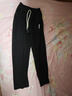 女童運動(dòng)褲春秋2025兒童洋氣闊腿褲大童衛褲女孩初中生休閑褲子潮 黑色【升級版-加絨加厚款】 160 曬單實(shí)拍圖
