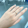 Grace Girl莫比烏斯18k金情侶戒指男女玫瑰金素圈對(duì)戒求婚紀(jì)念日七夕禮物 玫瑰金情侶一對(duì)+玫瑰禮盒+證書 曬單實(shí)拍圖