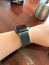 表帶哥適用蘋(píng)果手表表帶s10表帶高定款夏季透氣S11/9/8/7iwatch45/46/49MM/ultra2/3/1野徑尼龍表帶綠M/L 曬單實(shí)拍圖