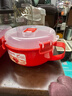 sistema新西蘭進(jìn)口保鮮盒可微波加熱飯盒學(xué)生上班族便當盒兒童帶蓋牛奶杯 850ml泡面碗（1112紅色） 曬單實(shí)拍圖