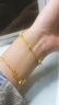周生生日進(jìn)斗金足金盤(pán)纏手串古法黃金手鏈 招財納福 95773B計價(jià) 18厘米 - 14.28克(含工費1200元) 曬單實(shí)拍圖