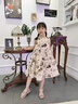 Dudant國際品牌女童連衣裙夏裝2025新款洋氣兒童夏季薄款森系田園風背心 淺黃 130 cm 曬單實拍圖