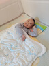 莫爾兔嬰兒被子母嬰a類(lèi)兒童秋冬季羊毛蓋毯幼兒園寶寶加厚午睡毯恒溫被 鯨落云端【加厚 適用溫度0-15℃】羊毛恒溫 120*150cm丨10A抗菌丨雙重控溫 曬單實(shí)拍圖