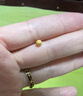佐卡伊足金999耳飾小豆豆磨砂黃金耳釘純金首飾小克重?zé)襞蒺B(yǎng)耳洞禮物 E02502糖豆款約0.79g多退少補(bǔ) 曬單實(shí)拍圖