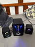 小醒H8藍牙音響電腦音箱臺式機家用小音箱迷你彩燈超重低音炮有線播報器 黑色 HIFI音質(zhì)+重低音+藍牙+炫彩燈 曬單實拍圖