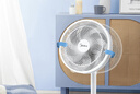 美的（Midea）電風(fēng)扇家用7葉落地扇搖頭電風(fēng)扇循臥室宿舍輕音風(fēng)扇臺式桌面小型風(fēng)扇臺地兩用升級款 黑色丨7葉臺地兩用 曬單實(shí)拍圖