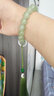 慕思語(yǔ)（MUSIYU）繞指柔手持念珠帶跑環(huán)漢服飾手鏈同款琉璃手串流蘇手捻 手持【綠色】GSF-A09-304-10 曬單實(shí)拍圖