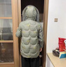 羅蒙（ROMON）媽媽羽絨服女中長款冬季中老年女士加厚高貴大碼洋氣冬裝外套 豆綠色 XL  建議85-110斤 曬單實(shí)拍圖