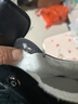 啄木鳥(niǎo)【頭層牛皮】2025冬季真皮加厚羊毛保暖棉鞋男高幫休閑防滑棉靴 7224黑色棉鞋普通版 40 曬單實(shí)拍圖