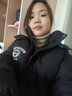 圣保美短款羽絨棉服女冬季外套2023新款小個子韓版加厚連帽棉衣棉襖學(xué)生 黑色棉服短款 XL 曬單實拍圖