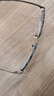 漢（Han Dynasty）近視眼鏡框男款防藍光輻射眼鏡架方框商務(wù)純鈦超輕時(shí)尚42127 黑槍 配1.67防藍光鏡片400-1000度 曬單實(shí)拍圖