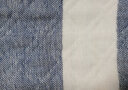 艾薇纯棉枕巾一个儿童加大三层纱布夹棉枕芯枕头巾 蓝色格子 52*78cm 实拍图