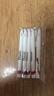 斑馬牌（ZEBRA）文具大賞中性筆 0.5mm子彈頭按動(dòng)簽字筆 bLen速干減振刷題筆 JJZ66 白桿黑芯 5支裝 曬單實(shí)拍圖