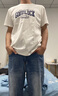 真維斯（Jeanswest）男裝褲子夏季新款港風(fēng)復(fù)古時尚長褲男生哈倫牛仔褲KR 淺藍(lán)色2510 33 曬單實(shí)拍圖