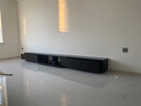 櫻洛巖板黑色電視柜落地茶幾組合客廳高級感2025新款輕奢實(shí)木電視機柜 實(shí)木3.2米大圓角地柜 曬單實(shí)拍圖