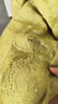 太平鳥女裝連衣裙浮雕山茶蕾絲提花吊帶長女夏度假慵懶風(fēng) 黃色 L 曬單實(shí)拍圖