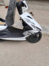 杰帆（JF）踏板摩托车125cc鬼火一代摩托车外卖踏板车燃油车助力车可上牌 亮光白 标准款 实拍图