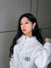 YVMIN尤目x SHUSHUTONG 寶石蝴蝶花耳釘耳環(huán)七夕情人節(jié)禮物送女友 銀色 一對 曬單實拍圖