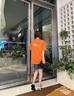 邁樂（Merrell）運動戶外男女同款短袖上衣舒適百塔吸濕速干短袖T恤透氣輕薄 MC3249001-OR01桔色 S 曬單實拍圖