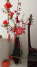 瑞家禾 現(xiàn)代創(chuàng)意輕奢花瓶擺件客廳玄關(guān)桌面插干花電視柜餐桌家居裝飾品 小號花瓶+紅紅火火 曬單實拍圖