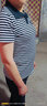 歐妤條紋短袖t恤女v領(lǐng)2025夏季女裝新款韓版百搭休閑體恤女上衣打底衫 黑白色條紋 XL 建議110-120斤 曬單實(shí)拍圖