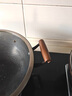 搖籃兔鍋耳朵副把手櫸木鍋耳防燙把手廚房配件木質(zhì)鍋耳炒鍋煎鍋通用鍋耳 內徑7.8褐色一個(gè) 曬單實(shí)拍圖