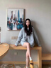 真維斯（JEANSWEST）連帽衛衣女2025秋冬季新款加絨開(kāi)衫外套時(shí)尚百搭潮流寬松情侶裝 曬單實(shí)拍圖