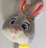 迪士尼（Disney）毛絨玩偶鑰匙扣中秋節禮物生日禮物 瘋狂動(dòng)物城朱迪尼克手機掛繩 曬單實(shí)拍圖