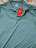 特步短袖翻領(lǐng)T恤男裝2026夏季速干寬松大碼體恤潮男士休閑POLO衫 雀羽綠 L 175 曬單實(shí)拍圖