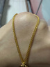 中鑫珠寶黃金項鏈女足金999.9肖邦鏈時尚經典鎖骨鏈百搭金鏈子送節(jié)日禮物 5.27g（44cm） 曬單實拍圖