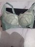 莫代爾 桑蠶絲內衣女小胸聚攏收副乳調整型防下垂文胸無(wú)鋼圈文胸套裝 暗香-竹綠【單件】 85B 38B 曬單實(shí)拍圖